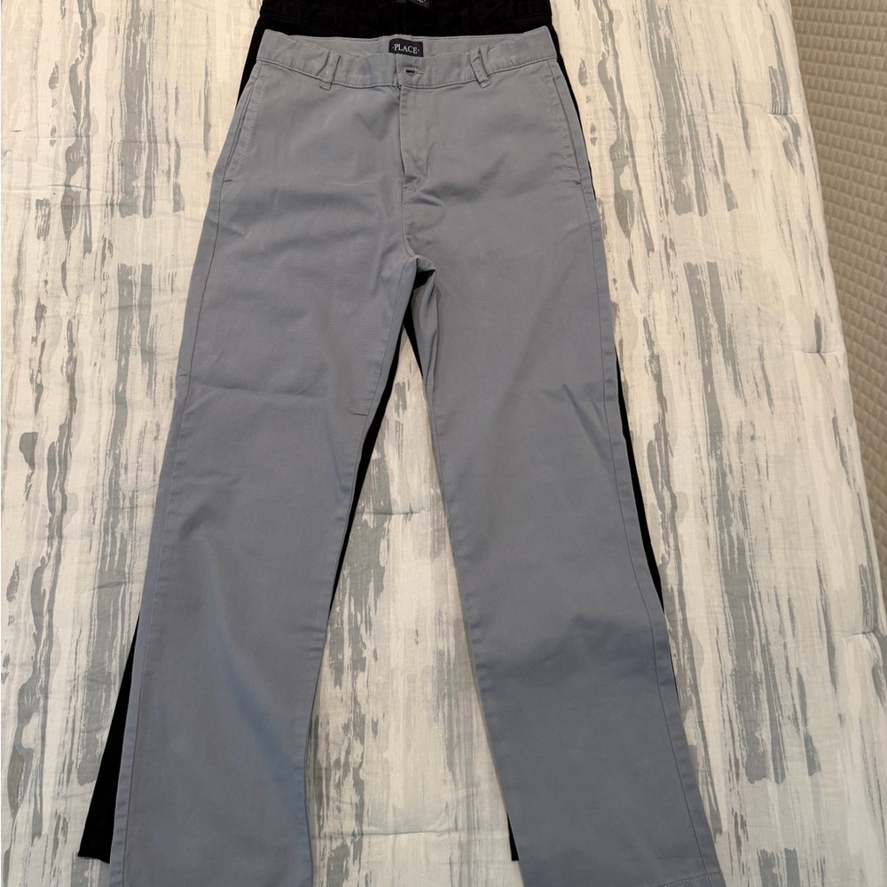 2 x Place Boy’s gray and  black Chinos